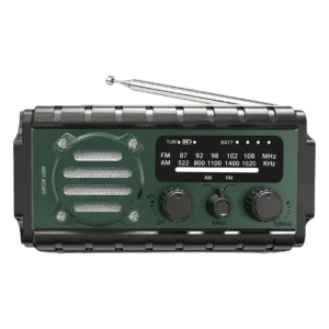 رادیو قابل حمل گرین لاین G-Radio با پاوربانک و چراغ قوه مدل GNGRADIO21GN