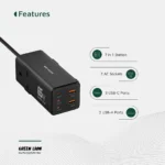 پاور استریپ 7 در 1 گرین لاین GaN 65W مدل GN7N1G65PSTBK - Image 6