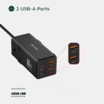 پاور استریپ 7 در 1 گرین لاین GaN 65W مدل GN7N1G65PSTBK - Image 4