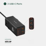 پاور استریپ 7 در 1 گرین لاین GaN 65W مدل GN7N1G65PSTBK - Image 3