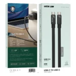 کابل سیلیکونی USB-C به USB-C گرین لاین مدل GNTPE1MC2CBK - Image 2