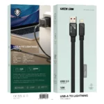 کابل USB-A به لایتنینگ گرین لاین TPE مدل GNTPE1MA2LBK - Image 2