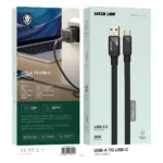 کابل USB-A به USB-C گرین لاین TPE مدل GNTPE1MA2CBK - Image 2