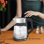 کتری برقی شیشه‌ای لپرسو Multi-Temperature مدل LPCFFM0008-BK - Image 7
