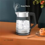 کتری برقی شیشه‌ای لپرسو Multi-Temperature مدل LPCFFM0008-BK - Image 6