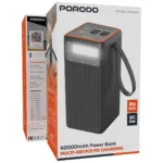 پاوربانک پرودو 60000mAh PDPBFCH079BK با شارژ PD چند دستگاهی - Image 2