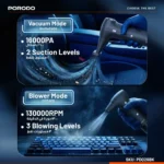 جت فن و جارو شارژی پرودو Tornado Dual PDQ26BK - Image 5