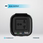 اینورتر فندکی 150 وات پاورولوژی P150INVBK | خروجی AC و USB-C PD - Image 6