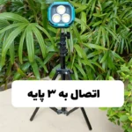 پروژکتور روشنایی شارژی کمپینگ مدل W891-2 چراغ طبیعت‌گردی و کار - Image 11