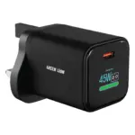 شارژر دیواری گرین لاین AVS Connect TFT توان 45 وات مدل GNAVSWC73CBK