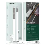 کابل شارژ سریع 2 در 1 گرین لاین USB-C مدل GN2N1ULT12MWH - Image 2