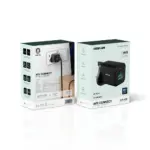 شارژر دیواری گرین لاین AVS Connect TFT توان 45 وات مدل GNAVSWC73CBK - Image 2
