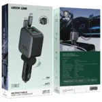 شارژر فندکی 99 وات گرین لاین مدل Retractable Car Charger - Image 2
