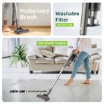 جاروبرقی شارژی گرین لاین Turbo Pro مدل GN350WCVACBK - Image 5