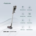 جاروبرقی شارژی گرین لاین Turbo Pro مدل GN350WCVACBK - Image 4