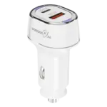 شارژر فندکی پرودو Blue Dual Port 52.5W مدل PBJMM126