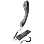 گوشی تلفن کلاسیک پرودو مدل Classic Retro با کانکتور Type-C PD3286BK