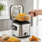 سرخ‌کن برقی عمیق پرودو Lifestyle Crispo ظرفیت 1.5 لیتر مدل PDLFSTMX15SLBK - Image 6