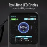 پاوربانک پرودو پولو X 20000 میلی‌آمپر با دو کابل USB-C داخلی مدل PDPBFCH0100BK - Image 4