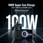 پاوربانک پرودو پولو X 20000 میلی‌آمپر با دو کابل USB-C داخلی مدل PDPBFCH0100BK - Image 3