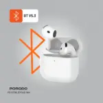 هندزفری بی‌سیم پرودو Soundtec Earbuds Gen 4 مدل PD-STWLEP045-WH - Image 6
