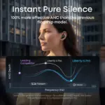 هندزفری بی سیم انکر مدل Soundcore Liberty 5 Pro با قابلیت نویز کنسلینگ و مقاومت در برابر آب - Image 15