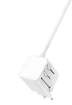 چندراهی برق و شارژر گرین لاین مدل GS-600 با USB-C و USB-A و توان 2500 وات GNGS600PSWH - Image 3
