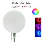 نور ثابت ال ای دی RGB مدل Fill Light GS-450 همراه با سهپایه - Image 13