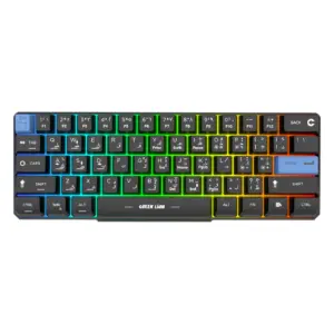 کیبورد گیمینگ گرین لاین GKM-60 مدل GNGKM60KEYBK