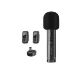 میکروفون بیسیم گرین لاین مدل GM-94X مشکی با گیرنده تایپ سی GNGM94XMICBK - Image 3