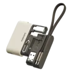 کیت کابل و مبدل چندکاره 6 در 1 پرودو مدل Linken با کابل USB-C PD6IN1CCBG