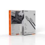 کابل شارژ USB-C به USB-C پرودو مدل Cobra توان 60 وات PDUZATCCBL - Image 2