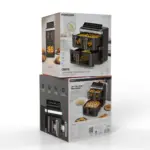 سرخ کن بدون روغن سه سبد پرودو مدل Crispio Triple Basket PDLFSTS1226BK - Image 6