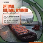کیسه خواب سبک پرودو Lifestyle مدل Lightweight همراه با کیف نگهداری PDLFST170TBK - Image 3