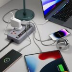 چندراهی برق و شارژر چندپورته پرودو مدل Multi-Port Power Hub با تایمر PDFWCH013 - Image 3