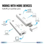مبدل نمایشگر بی‌سیم USB-C به HDMI پاورولوژی مدل AIROMA PWTC03WH - Image 2